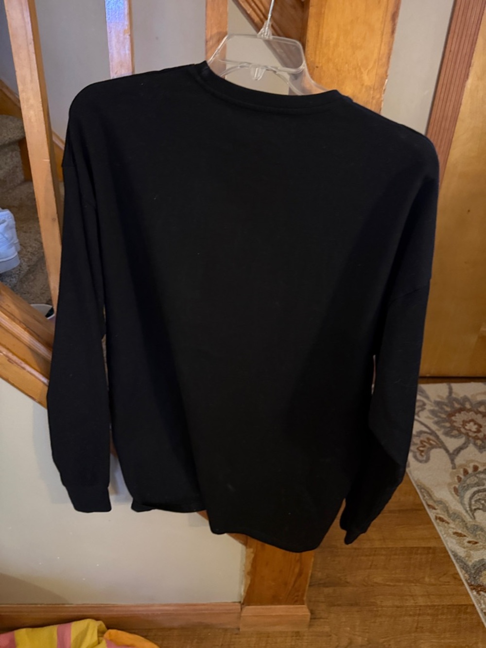 edge Black Long-Sleeve Crewneck Sweatshirt - Picture 4 of 4